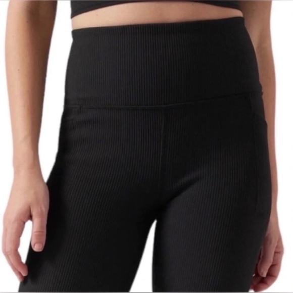 Athleta | Women’s Salutation Rib Flare in Black Size Small - Picture 3 of 12